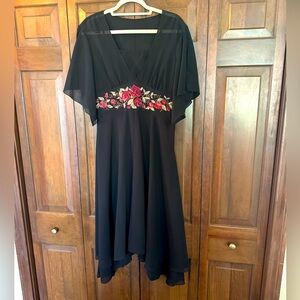 Classy formal black dress